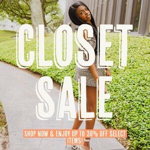 Closet sale!🧡💛